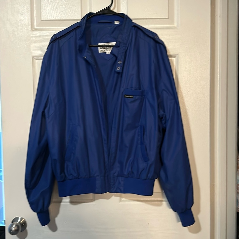 Men's Members Only Jacket. Size 46 Blue  Vintage Original